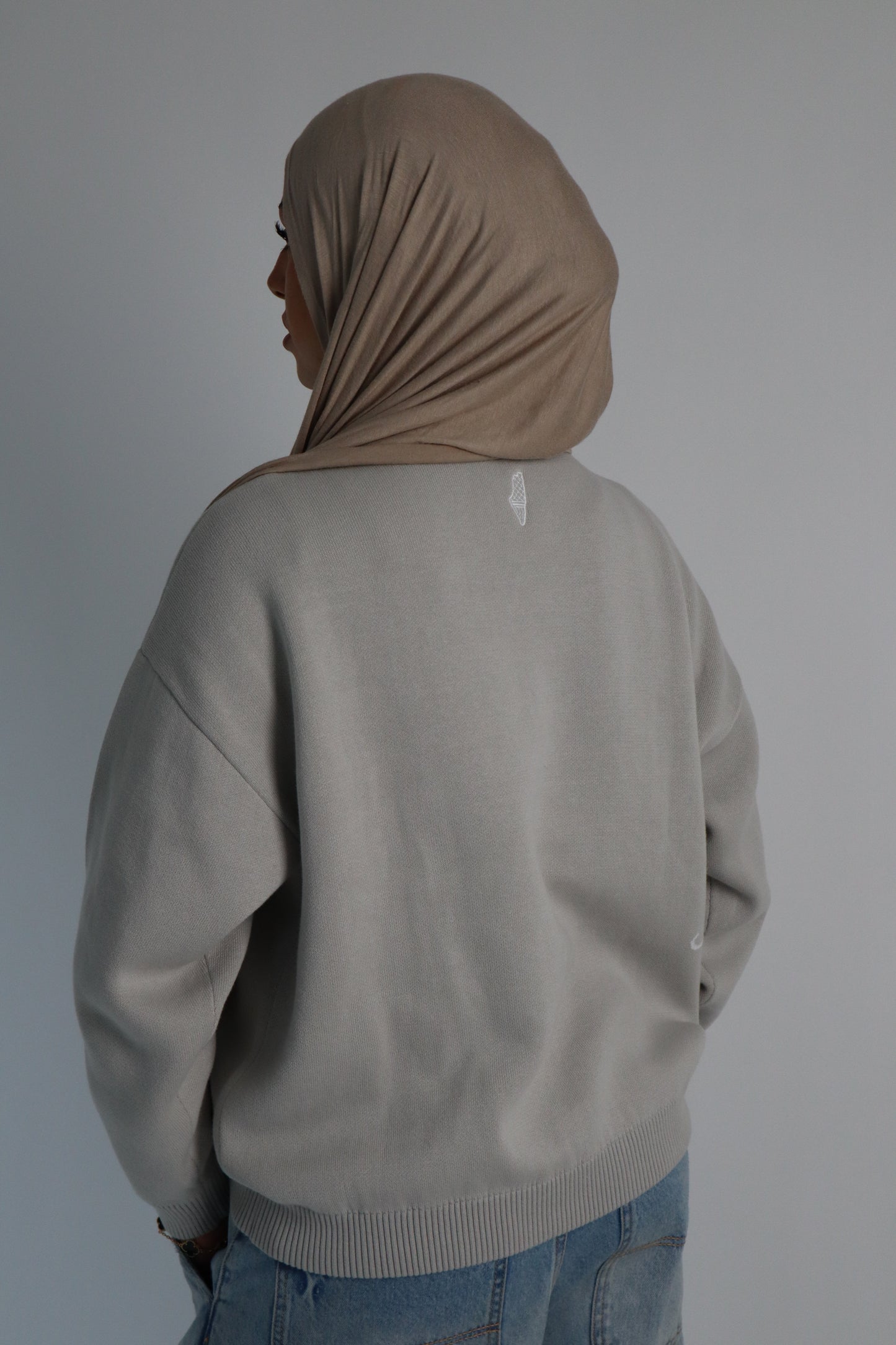 [FREEDOM] Knit Sweater - Stone