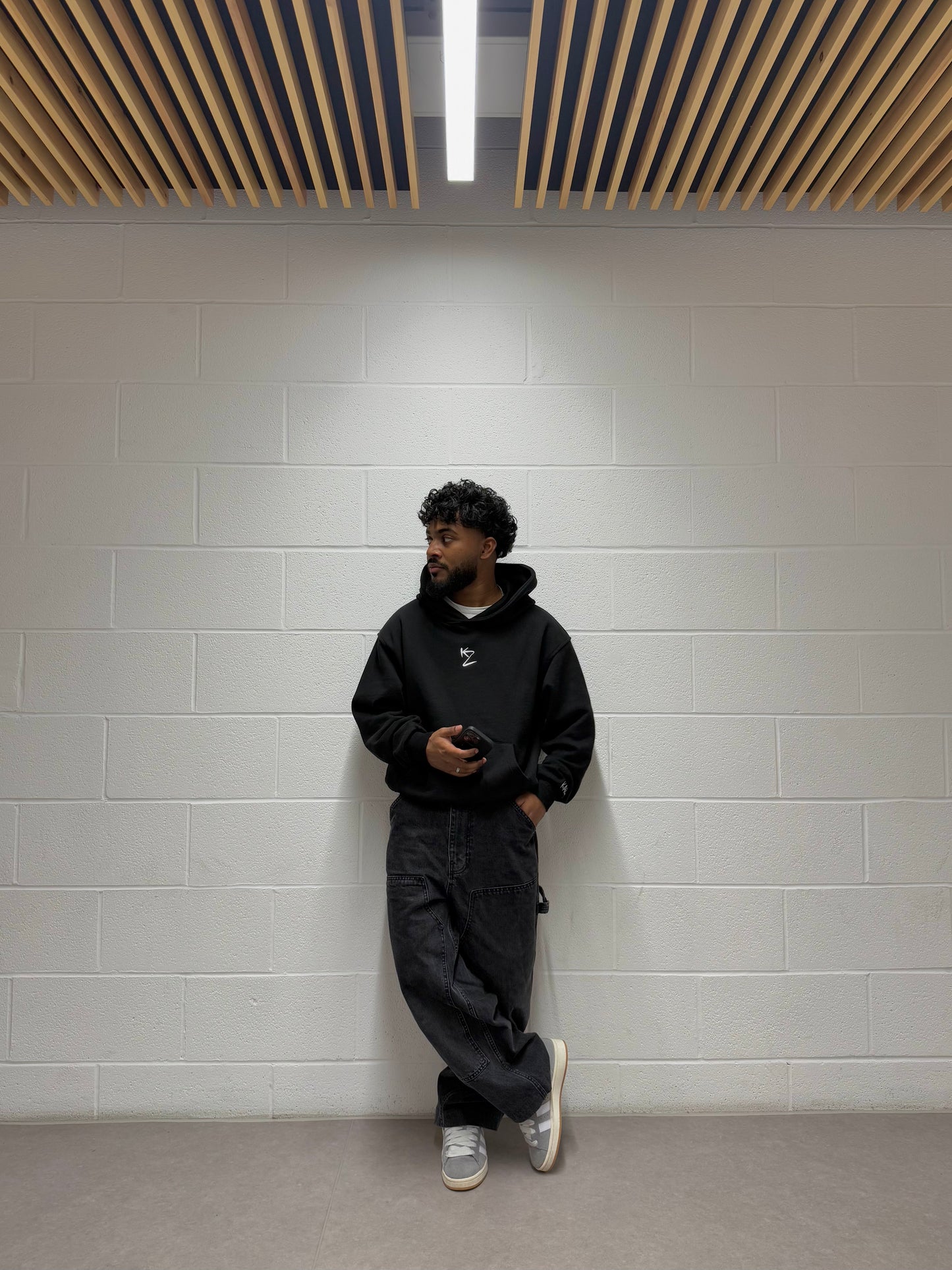 [SABR] 450GSM Oversized Hoodie in Black