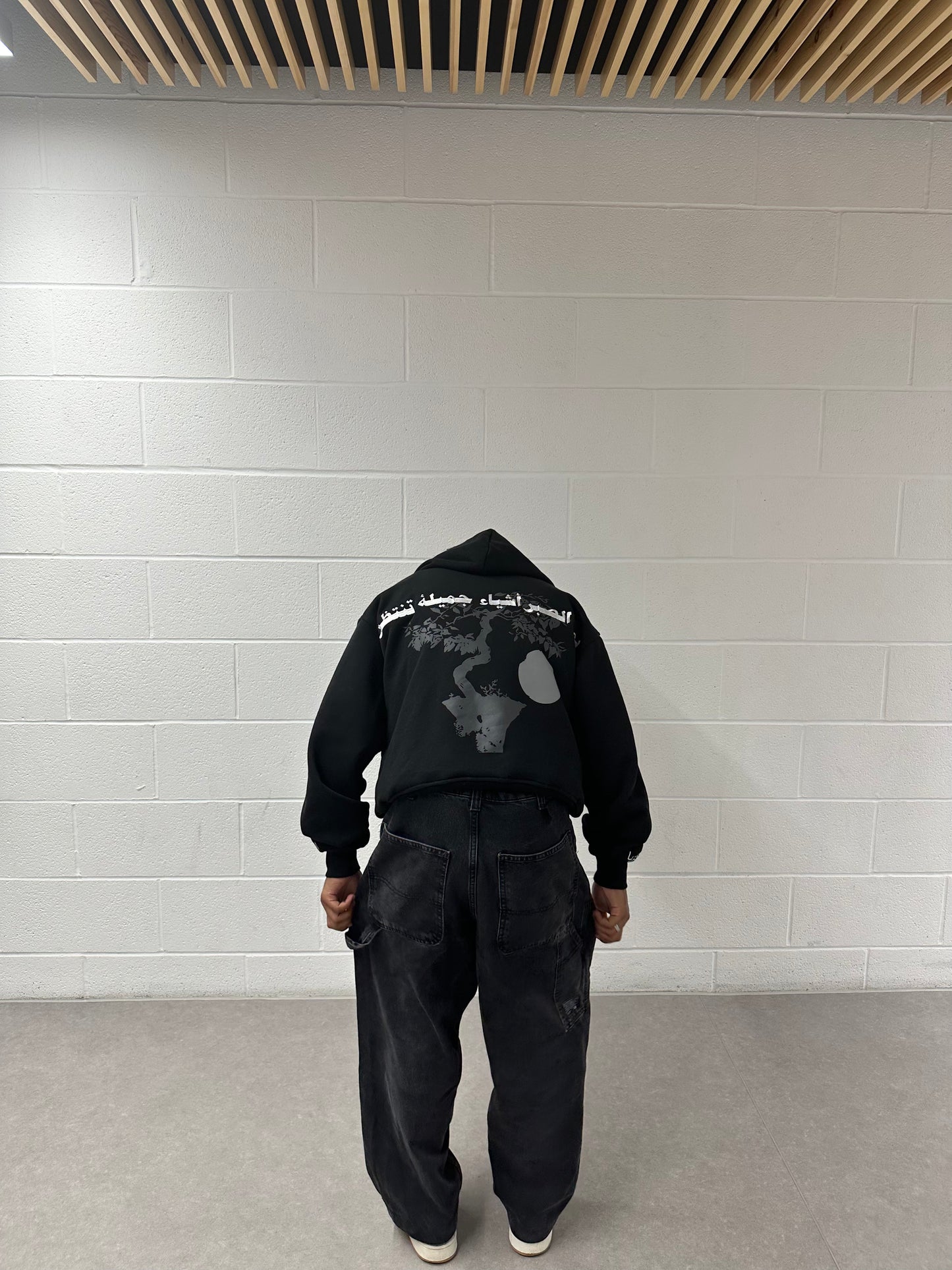 [SABR] 450GSM Oversized Hoodie in Black